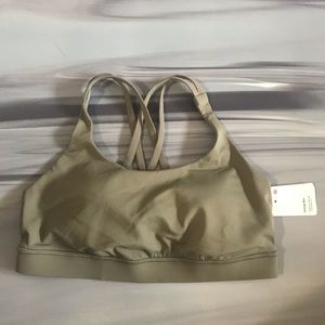 Lululemon energy bra grey sage size 8